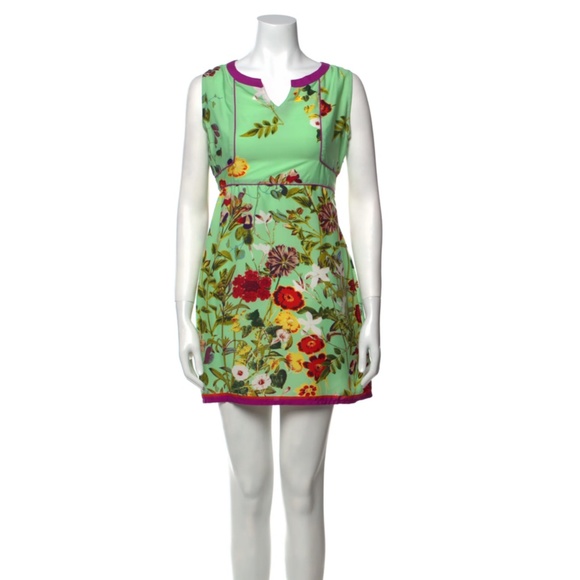 ALBERTO MAKALI Floral Print Mini Dress - Picture 2 of 4